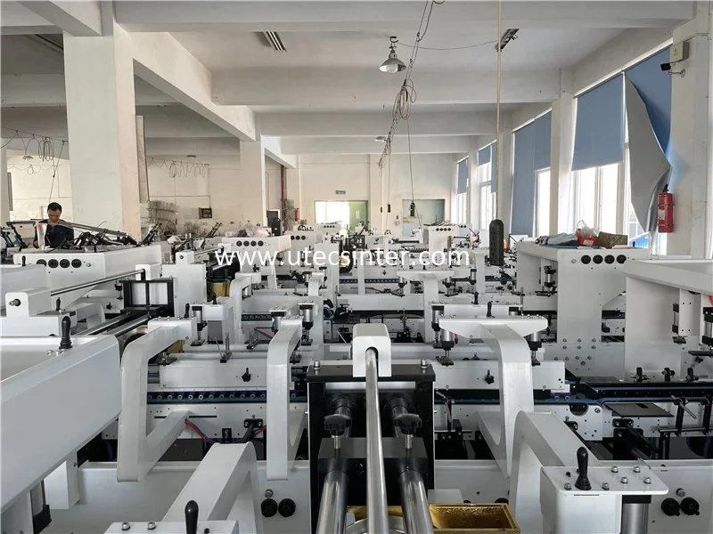 GDFG900 high speed carton paperboard silk stocking candy box folding gluing machine, Automatic Crash Lock Bottom Folder Gluer