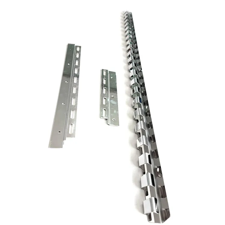 AISI 304 stainless steel PVC strip curtains hook-on hanging system