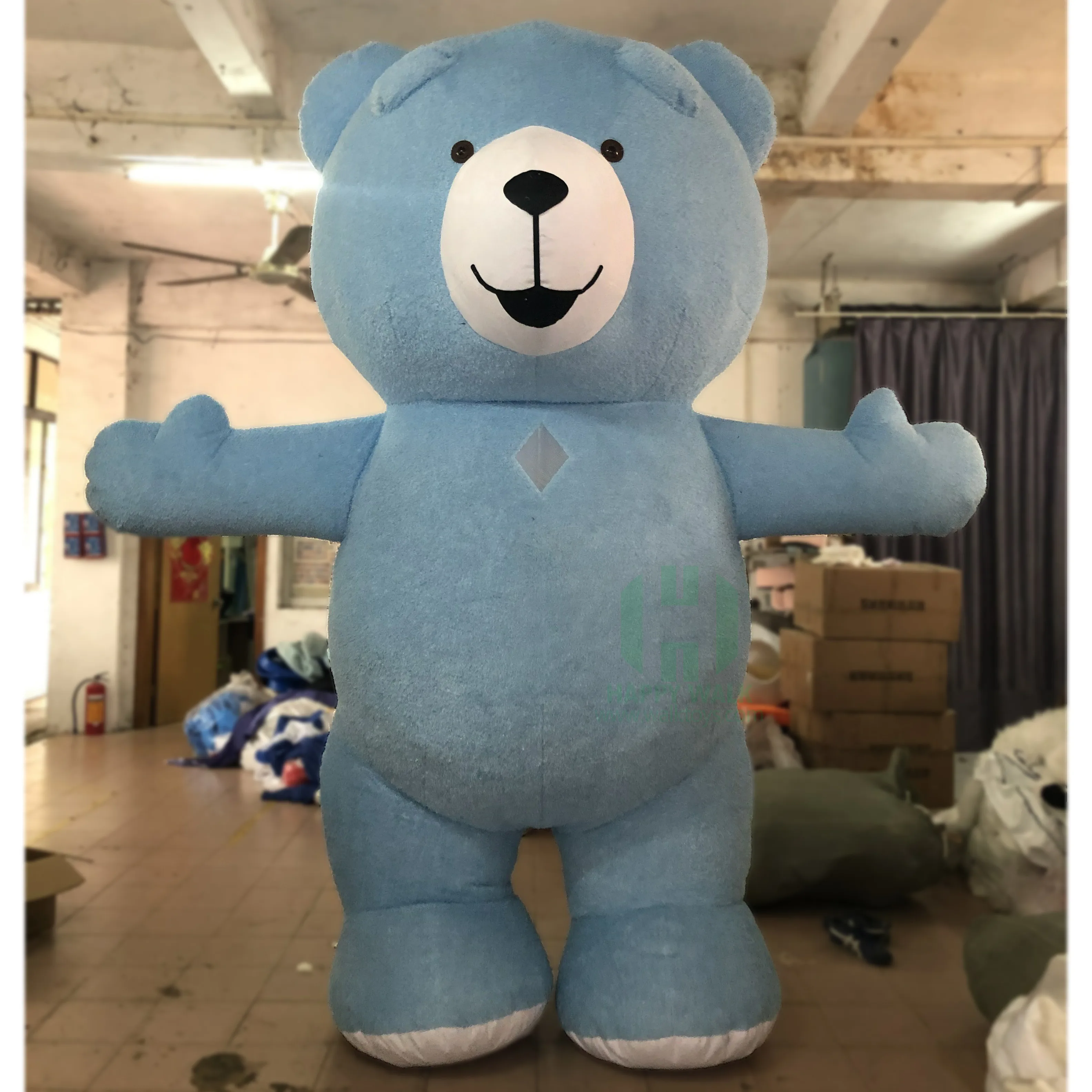 Очаровательный надувной костюм мишки для косплея, плюшевые костюмы, надувной Мишка, костюм-талисман для вечеринки