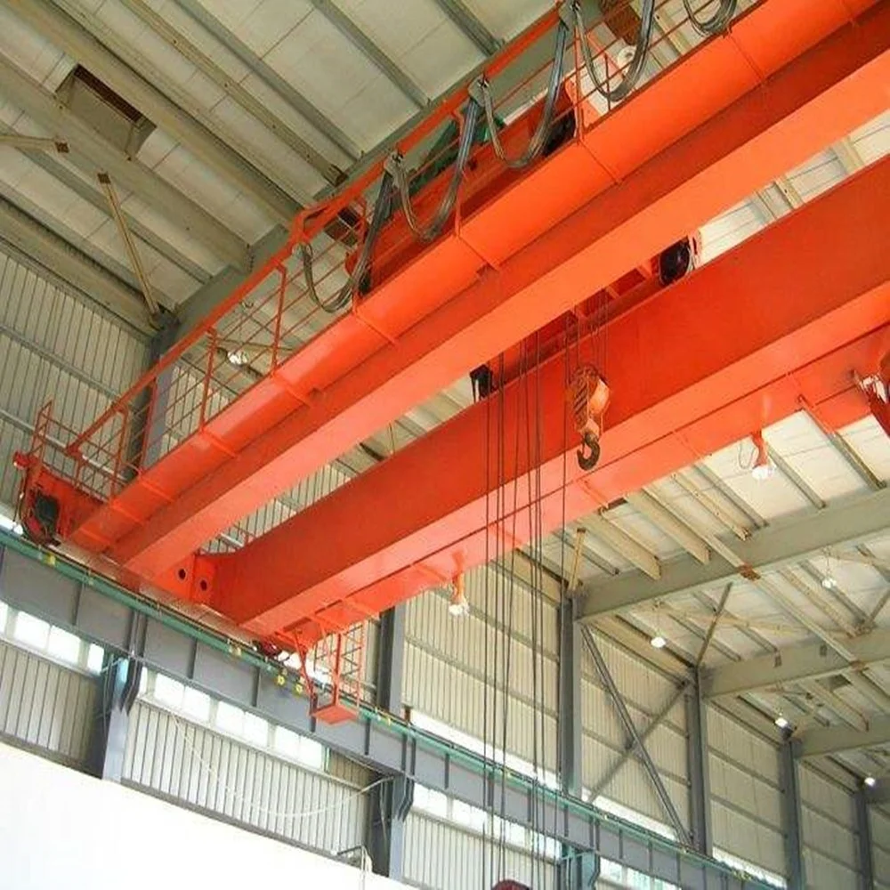 Best Quality Factory Direct Sale QD Heavy Duty 50 60 70 100 ton Double Beam Overhead Travelling Crane Trolley Winch Lifting