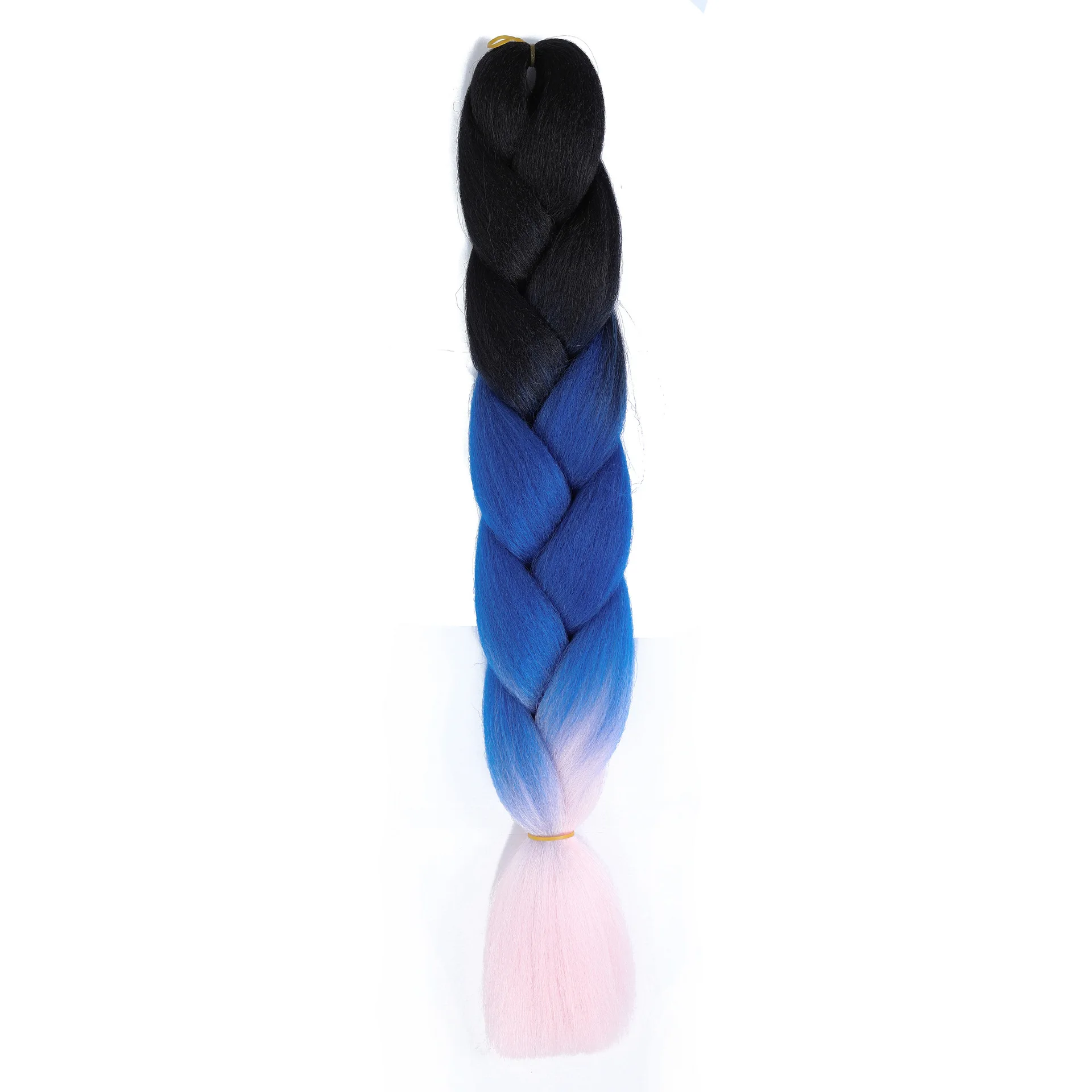 Synthetic Braiding Hair Jumbo Braid Ombre Jumbo Hair Extension for Women DIY Hair Braids Purple Pink Yellow Red