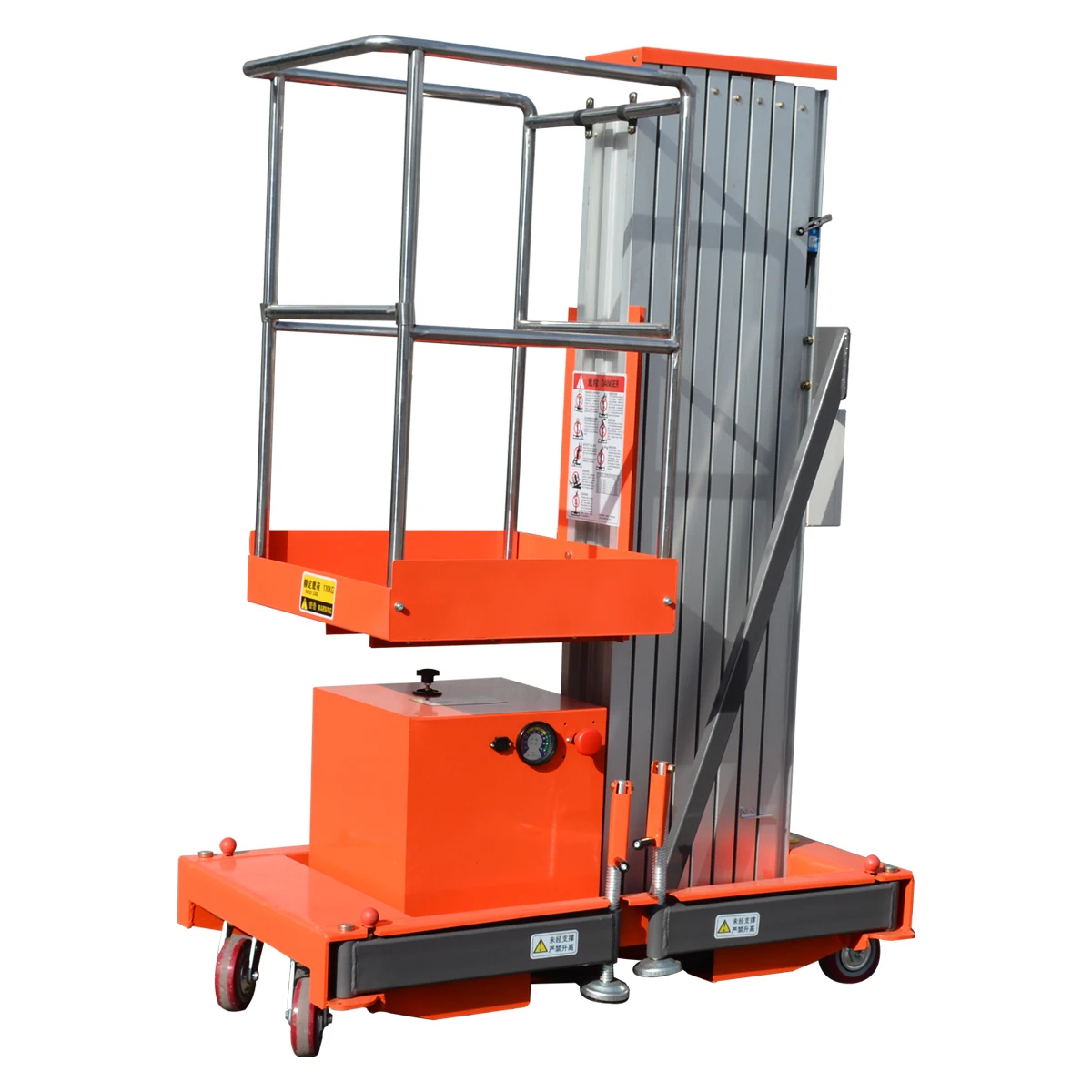 Aluminum Alloy Aerial Work Platform Small Size Light Weight Aluminum Alloy Portable Work Platform