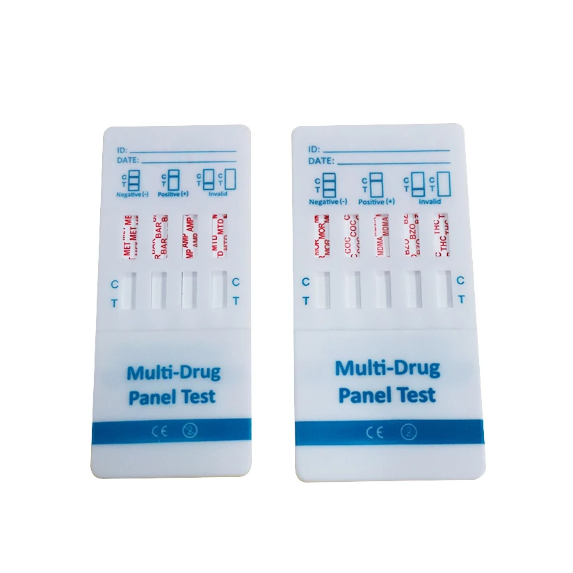 CE Approved Urine Drug (coc,thc,met,amp,opi) Instant Test 6 Panel Multi Drug Test Dip Card