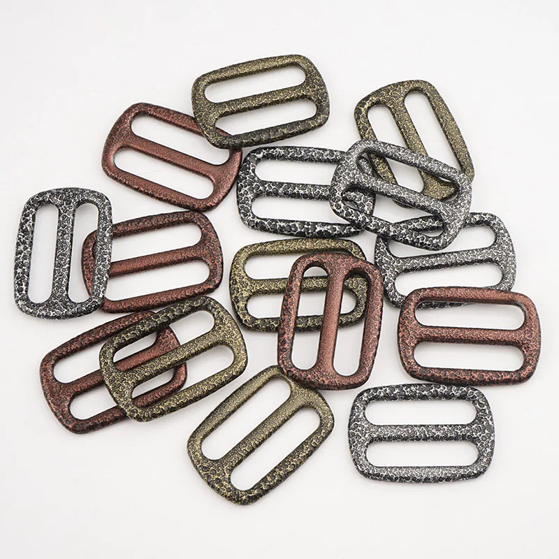 Оптовая продажа, для детей возрастом от 1 до дюйма регулируемые пряжки ремни 9 видов цветов Тройная Пряжка слайдер собачий ошейник с фокусным расстоянием 25 мм слайдер с декоративной металлической пряжкой и скольжение для воротник