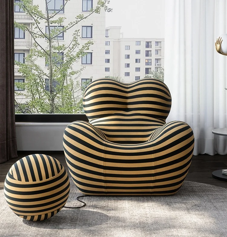 recliner sofa chair nordic bedroom living room  balcony furniture leisure single sofa chairs modern creative design relax chair