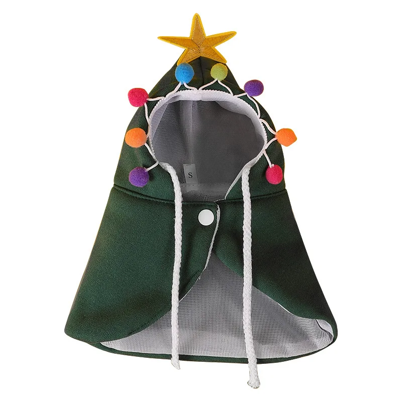 Cozy Cotton Pet Costume Cartoon Style Winter Coat for Halloween and Christmas Perfect Warm Clothing for Cats and Dogs