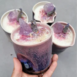 Unique Design Home Decoration Crystal Creative Long Time Burning Clear Scented Candles