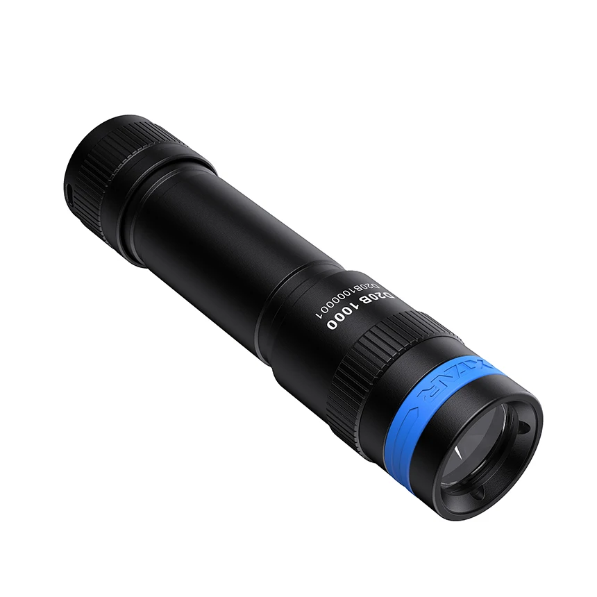 Xtar D20B SOS Function Portable Rotary Switch 1000 Lumens Led Waterproof Underwater 50m Skin Diving Flashlight Torch