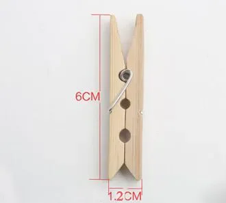 Factory bulk wood clothespins wholesale laundry large bamboo clip hanging craft wooden clothes pegs