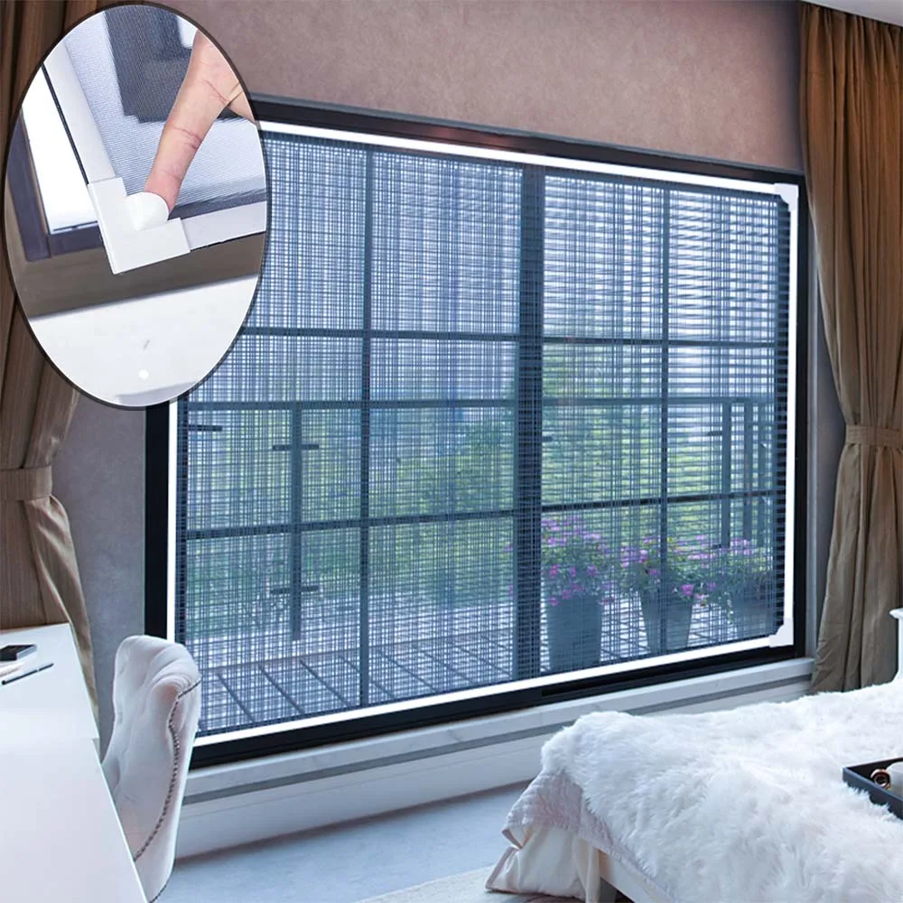 Производство оптовая продажа алюминиевые профили для противомоскитного экрана выдвижные экраны мух