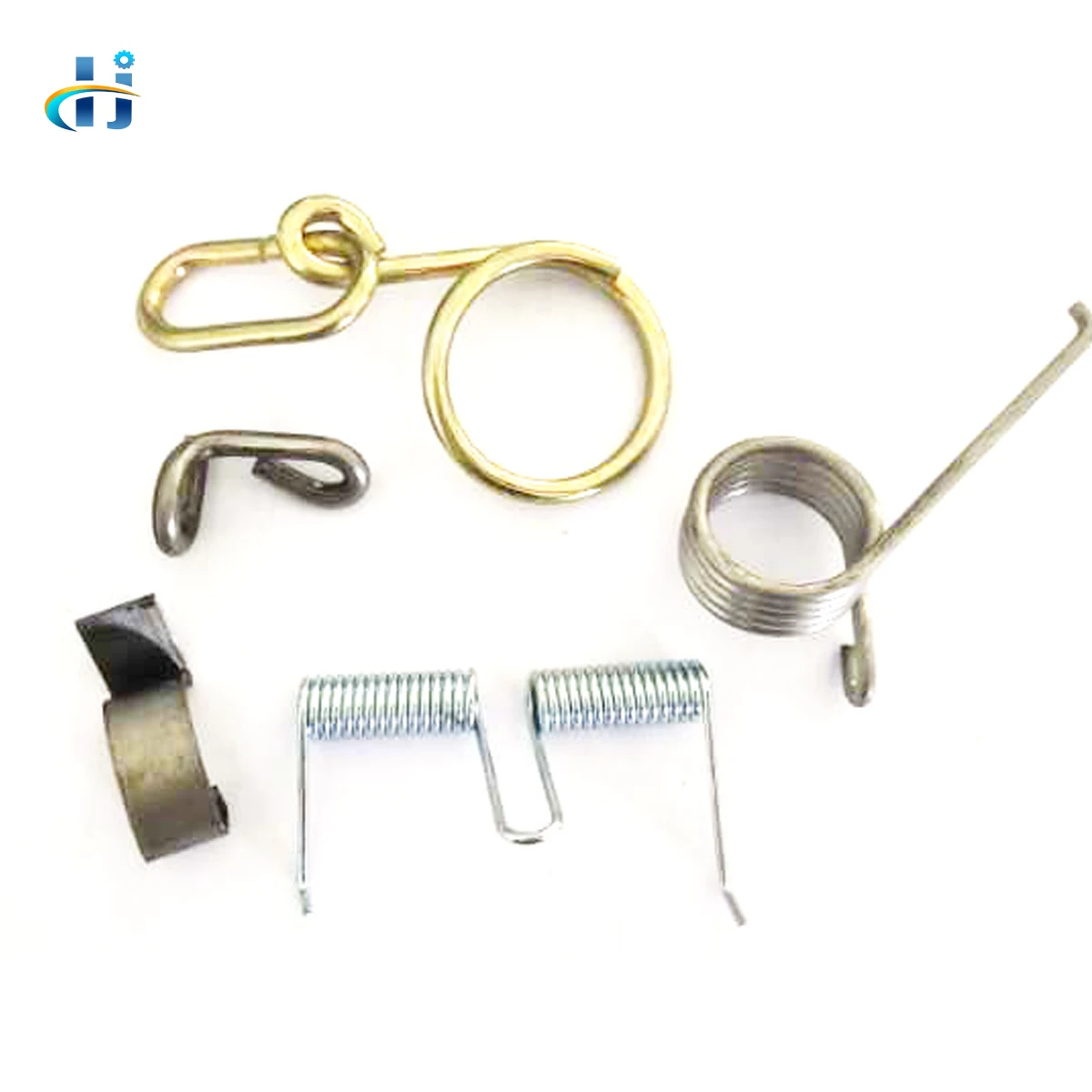 Black Powder Coated High Strength Electrical Equipment Using Helical Coil Torsional Springs Constant Force Steel Coil Strip