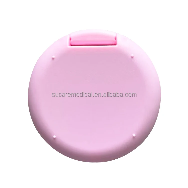 Colorful Dental Clinic Magnetic Lock Orthodontic Invisible Aligner Case with/without Mirror