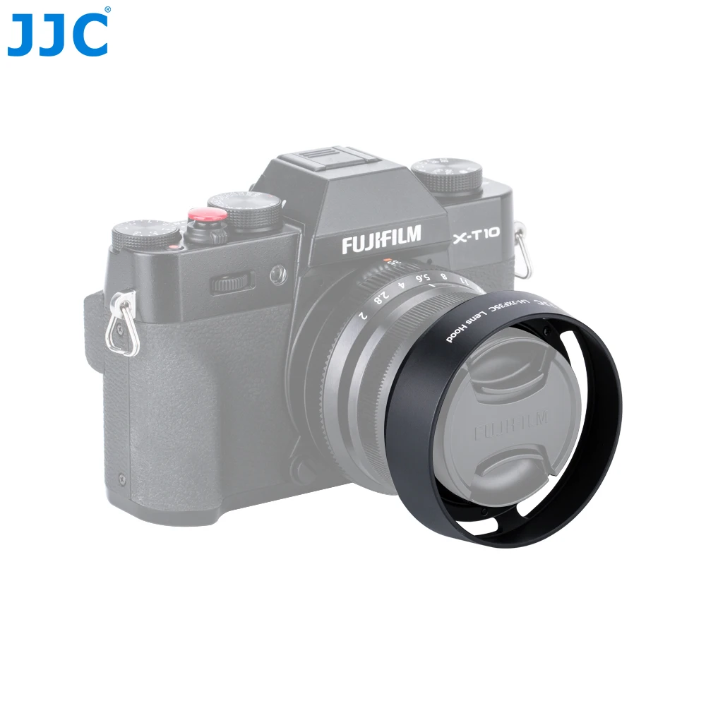 JJC LH-JXF35C BLACK Lens Hood fits for FUJINON LENS XF35mmF2 R WR and FUJINON LENS XF23mmF2 R WR
