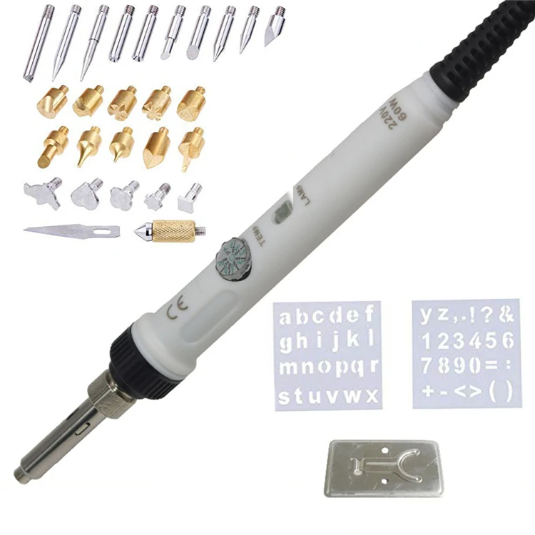 Chinese manufacturer order pen engraving pyrography wood burning iron group burning pyrography engraving tool