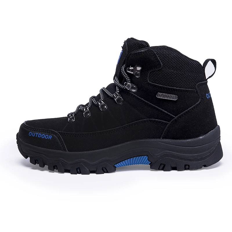 
High quality high ankle waterproof hiking outdoor boot shoes wholesale cheap mens camping shoes manufacturer 