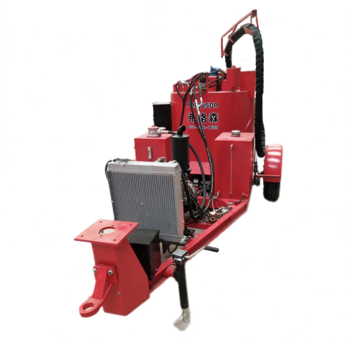 Car trailer type Asphalt Concrete Road Crack Repair Sealing Machine 500L road maintenance and repair machinery
