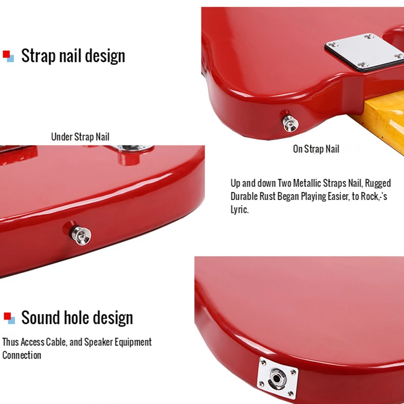 Guitar Electrick 6 String Electric Guitar Baritone Electric Guitar