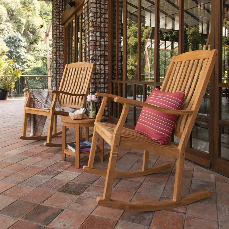  weatherproof outdoor furniture ergonomic corridor patio lounge rocking chair