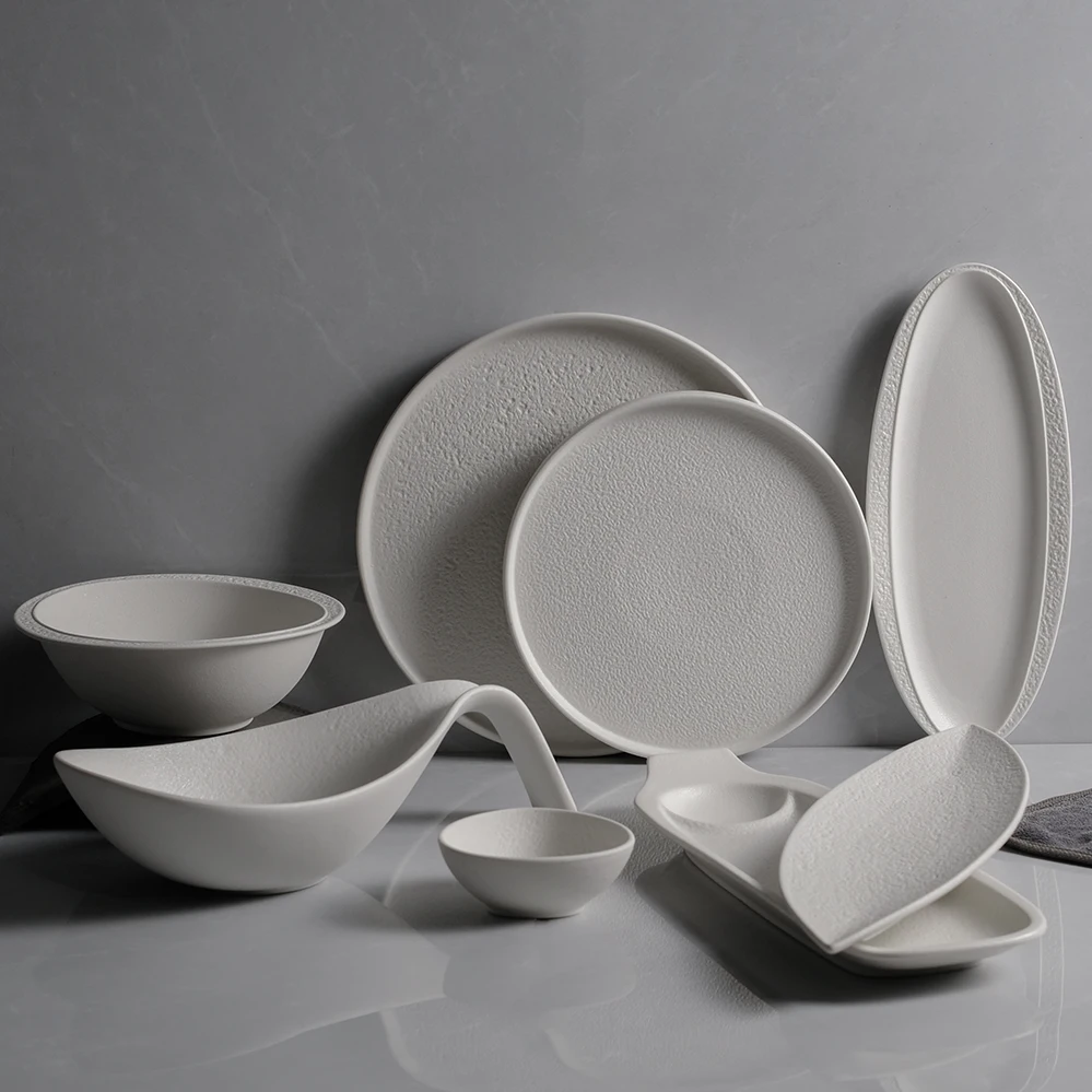 Italian Ceramic restaurant stoneware plates dishes assiettes en porcelaine piatti seriepalte dish dishes & plates dinnerware set