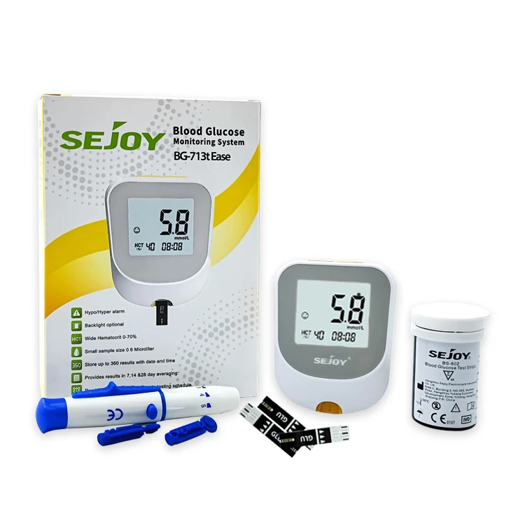 Sejoy 360 reading memories glucose meter device blood sugar testing devices