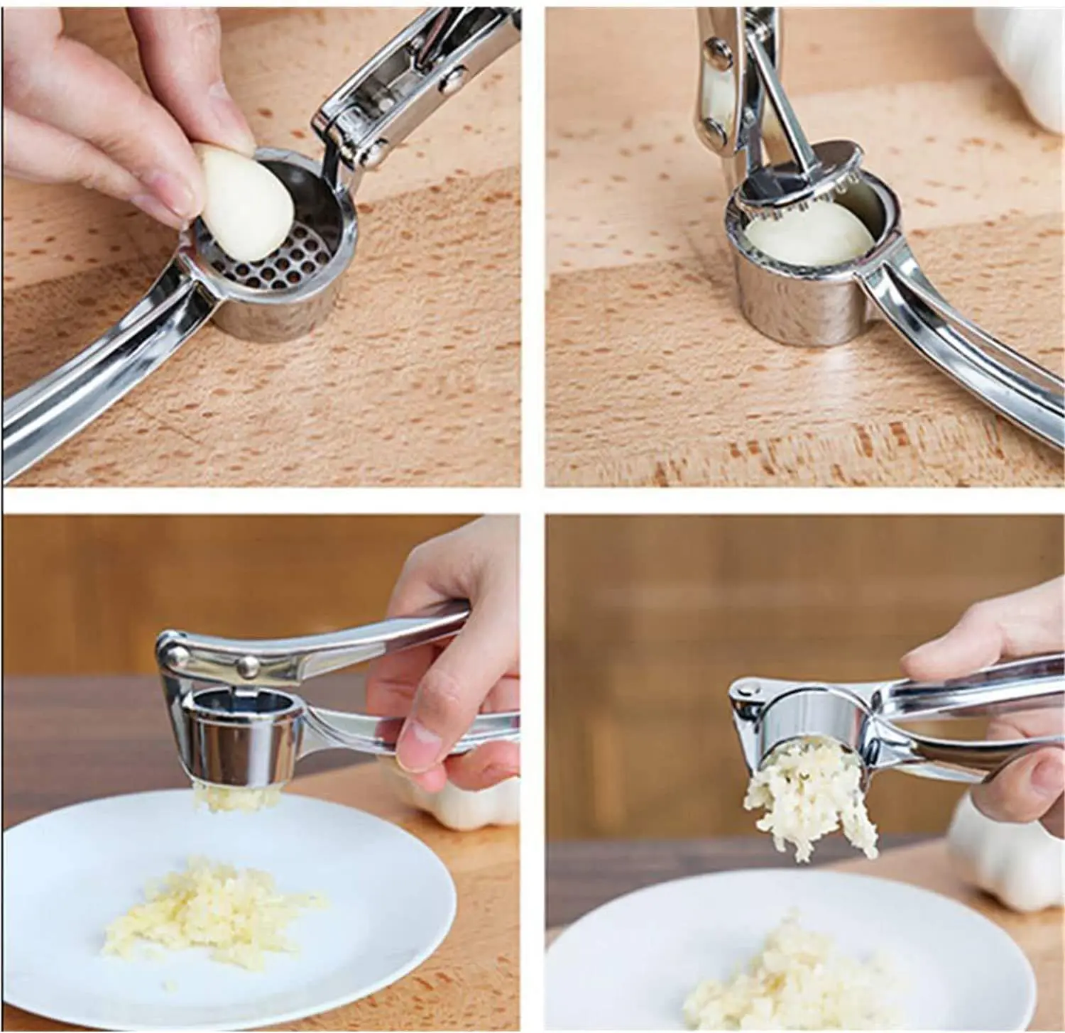 Premium Quality Garlic Press Crusher and Mincer Kitchen Tools