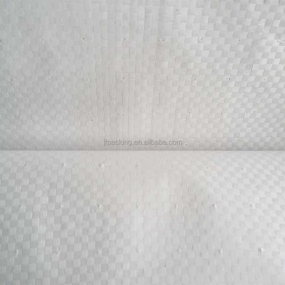 Customize Laminated Bags M-shape Edge PP Woven Bag Animals Feed Sack 25kg 50kg for Rice Grain