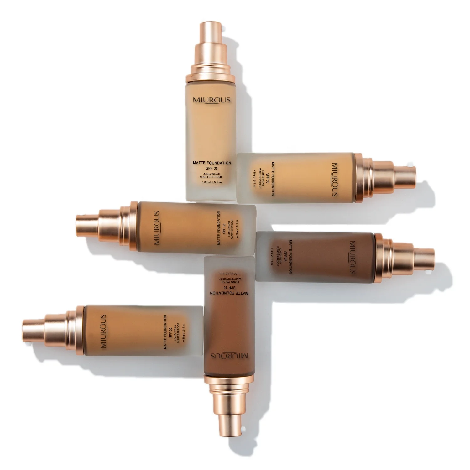 Spf35 High Quality Full Coverage Face Foundation Water Proof Concealer Oil Control Moisturizing Foundation