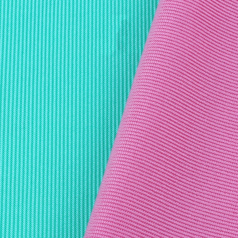 Solid color rayon 93% tencel 7%spandex soft jersey melange 1x1/2x2 rib interlock weft knit fabric manufacturer