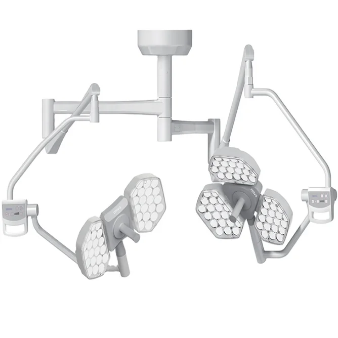 New model Surgery Double Arm LED Ceiling Operating Light for Operating Room