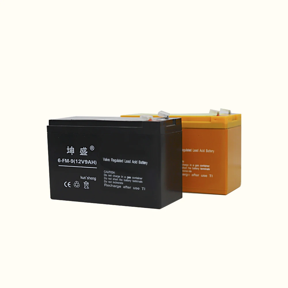 China Factory Wholesale 12 Volt Motorcycle Starting Battery 12v 9ah Sealed Lead Acid Ups Battery