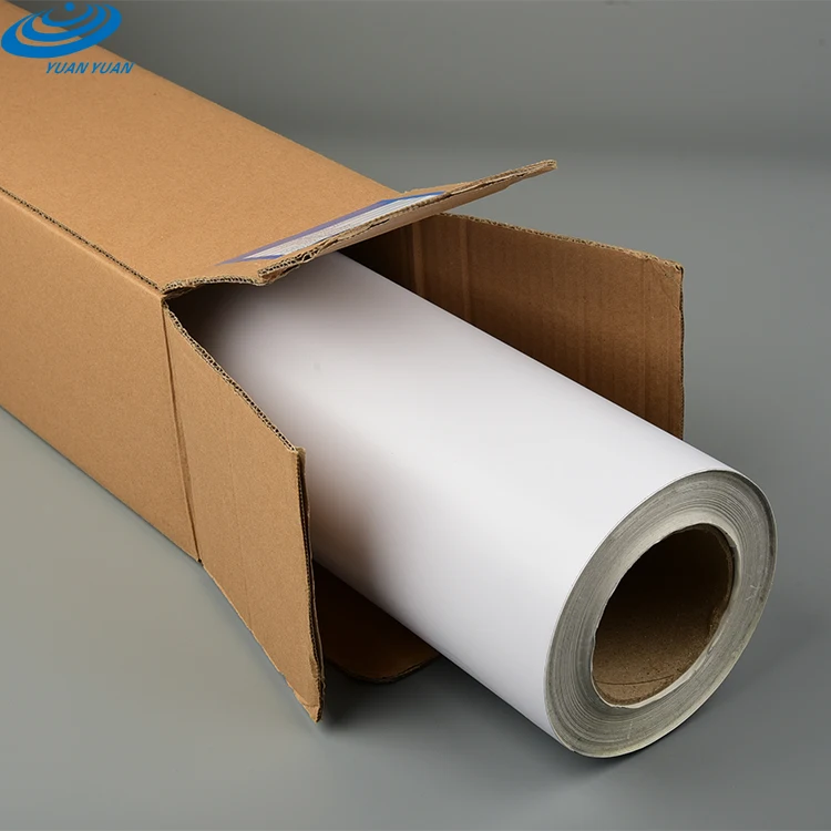 Factory Direct Inkjet Printable White  PVC Self Adhesive Vinyl Gloss  Roll Printing Sticker For Car car body sticker