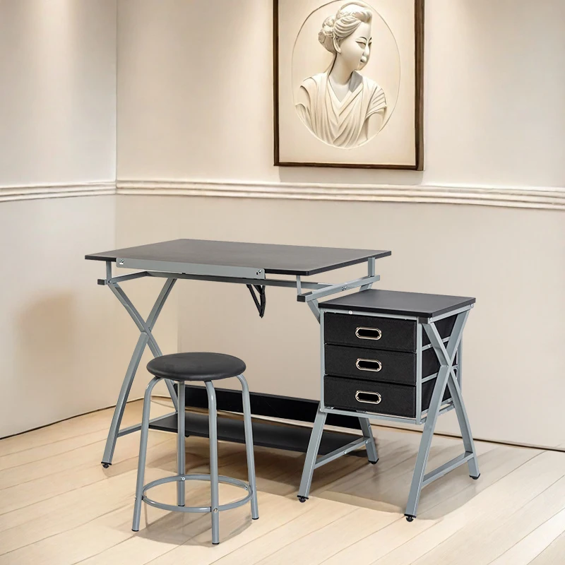 New Design Cheap Stand up Drawing Desk Adjustment Artistic Tilted Drawing Desk