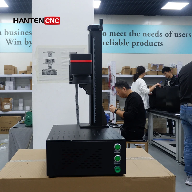 JPT MAX High Quality 20w/30w/50W/100w Fiber/UV/CO2 Laser Marking Machine for Metal Wood Plastic