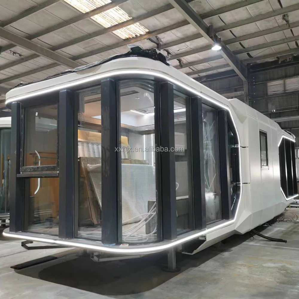 Strong compressive strength mobile house container mobile space capsule prefab houses for sale