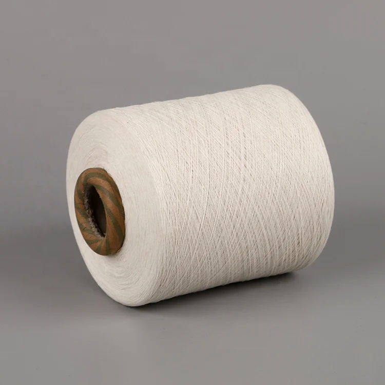 raw white 100% cotton yarn OE recycle yarn