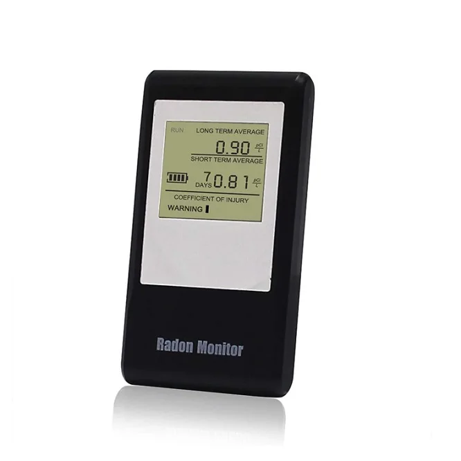Home Use Portable Radon(rn) Detector  Digital Radon Testing Meters