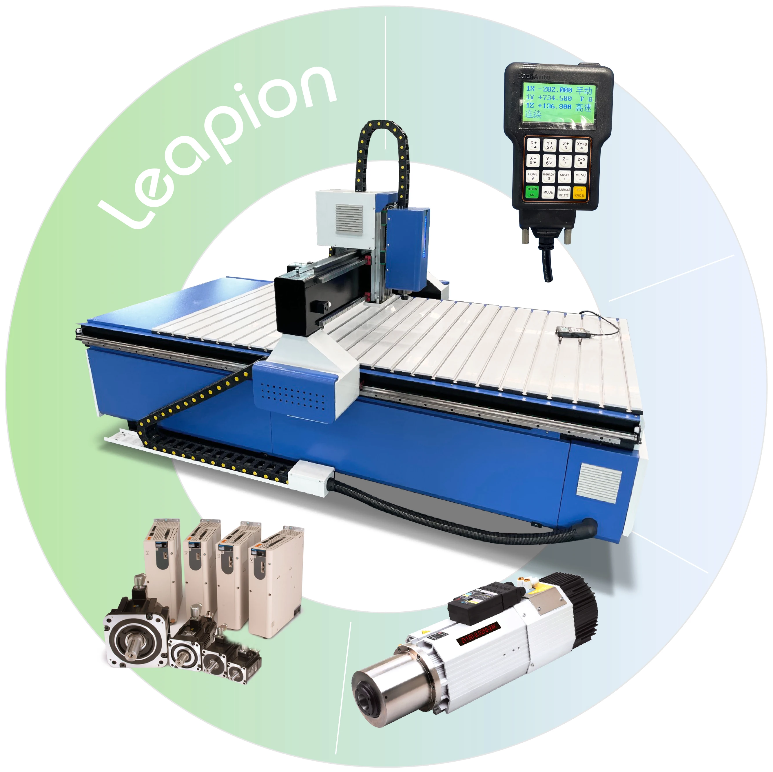 Leapion новый 3D CNC деревообрабатывающий станок для резьбы по дереву цена 1325 Настольный с
