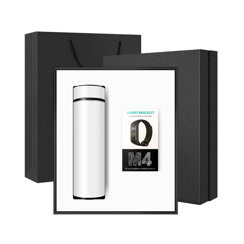 Temperature display vacuum flask smart watch luxury business gifts return gifts for engagement