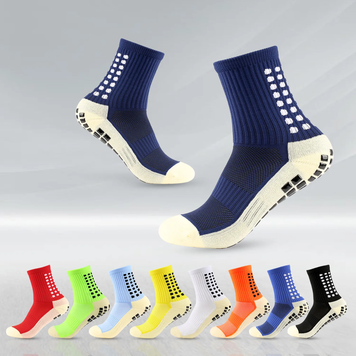 Best selling football socks mens antislip towel lining sports socks wholesale factory distributor ankle socks for men