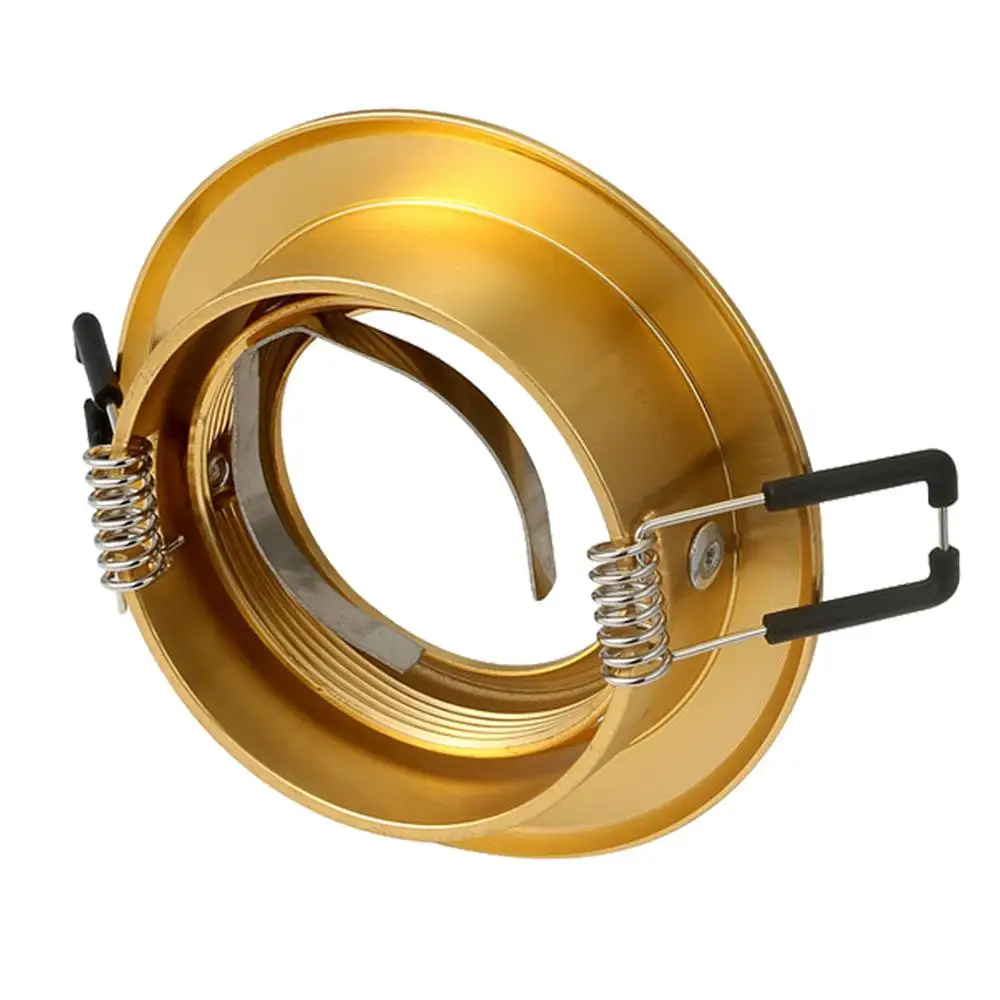 
Round Led Trimless Downlight Aluminum GU10 Led Bulb Housing For LED Ceiling Light Trim 