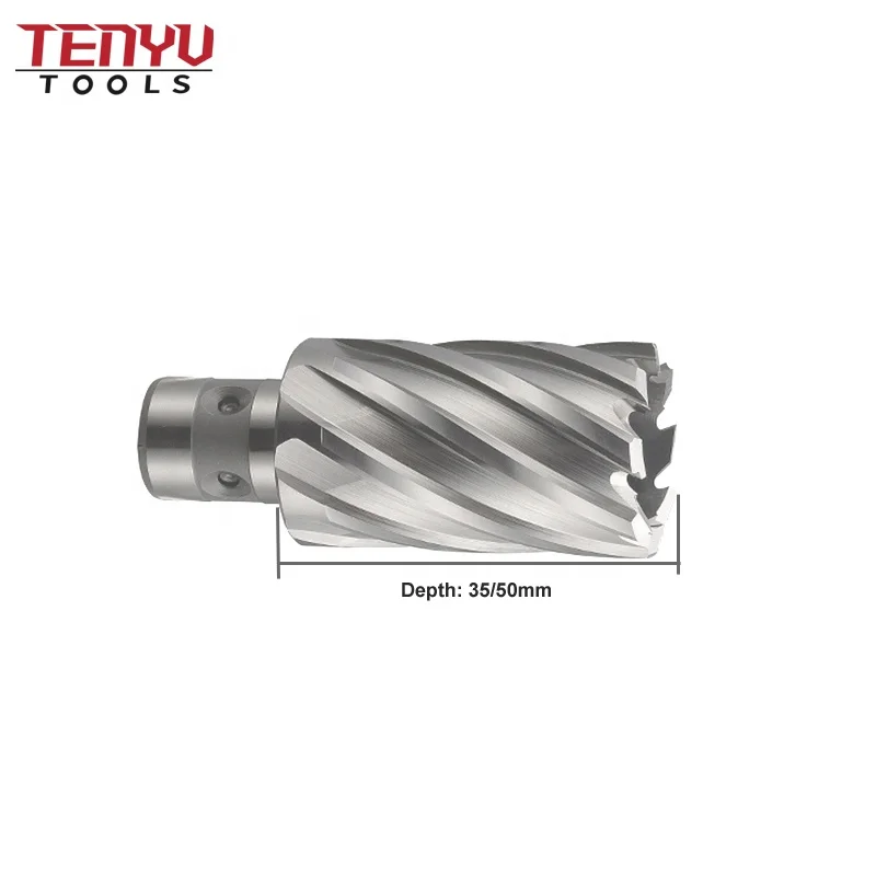 HSS Cobalt Weldon Shank Fein Annular Metal Broach Cutter Magnetic Broach Core Hole Rail Drill Bits 20mm