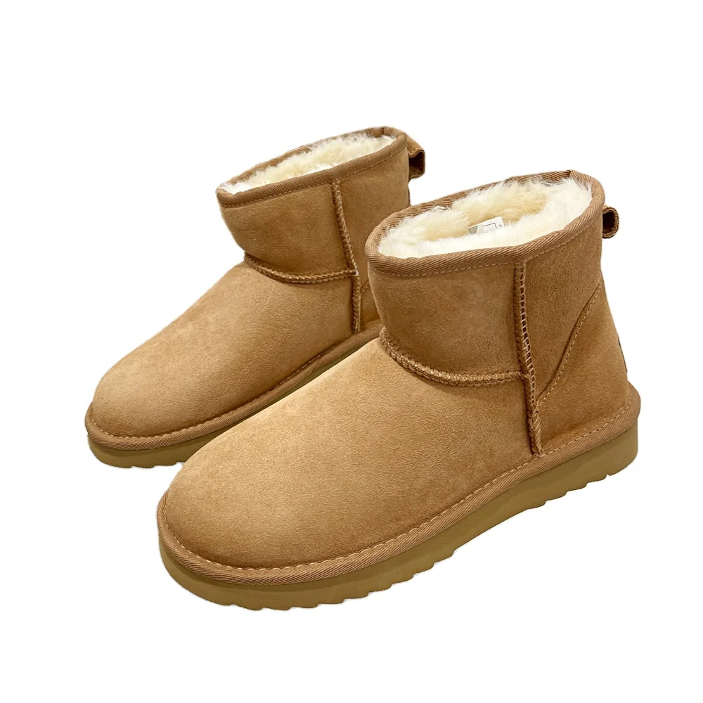 wholesale women Sheepskin boots winter women waterproof Ankle Boots Snow Boots