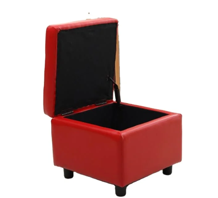 Luxury large ottoman cube with storage for bedroom