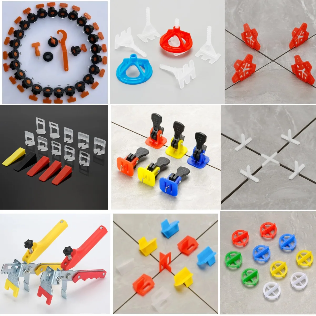 Hot Sell High Quality Fast Delivery Factory Wholesale 1mm 1.5mm 2mm 3mm  Tile Leveling System Nut