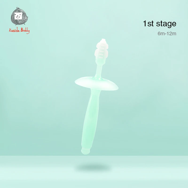 Standard soft Baby first stage Toothbrush baby trainning toothbrush