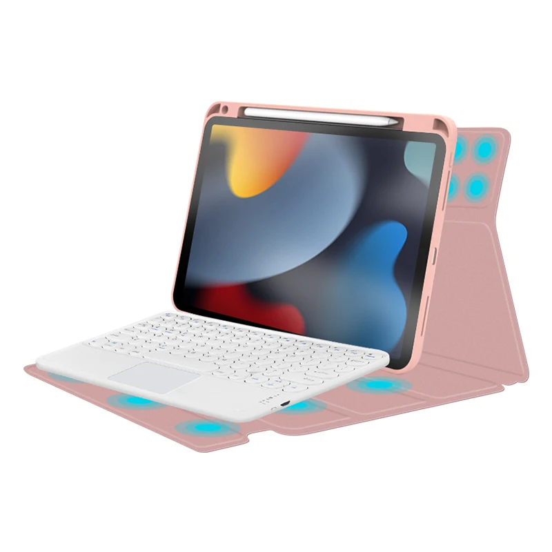 Detachable Magic keyboard case For iPad 10.2 9th Generation 2021 Magnetic Keyboard cover Factory manufacture