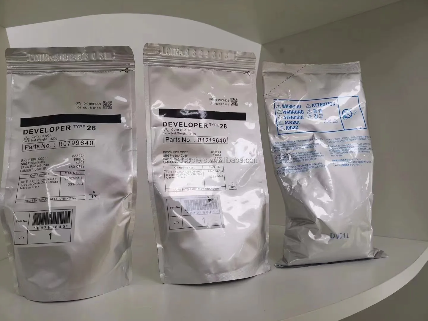 Совместимый разработчик копировального аппарата для Aficio MP1500 MP1600 MP2000 MP2500 MP2510 MP2550 Ricoh type 28 новый порошка