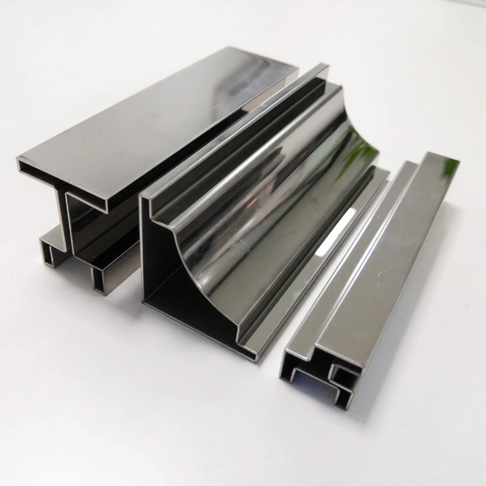 Construction project mirror finish stainless steel decorative frames for tile trim for decoration door