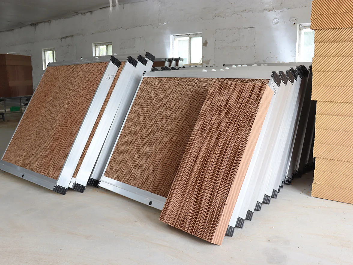 Factory selling 150mm aluminum greenhouse, poultry farm ventilation purification wet curtain