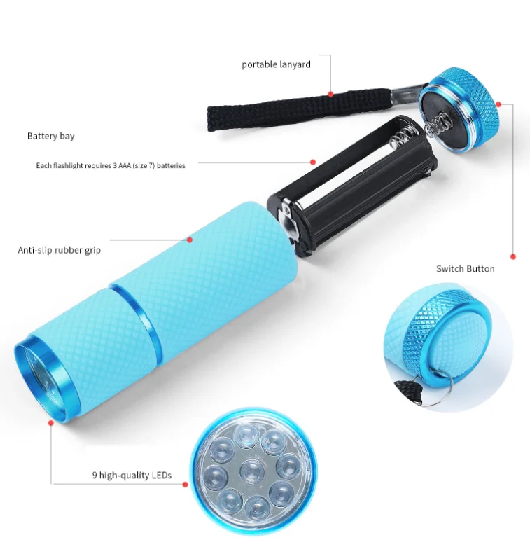 portable uv lamp for curing gel nail polish flashlight mini nail lamp gel dryer